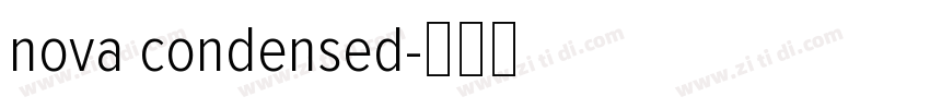 nova condensed字体转换 nova condensed字体转换